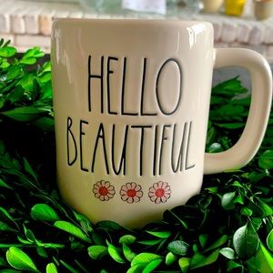 Rae Dunn, HELLO BEAUTIFUL mug